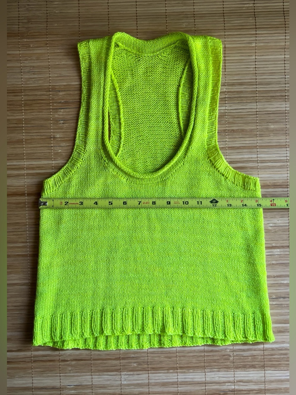 Handknit Racerback Tank - Picture 4 of 6